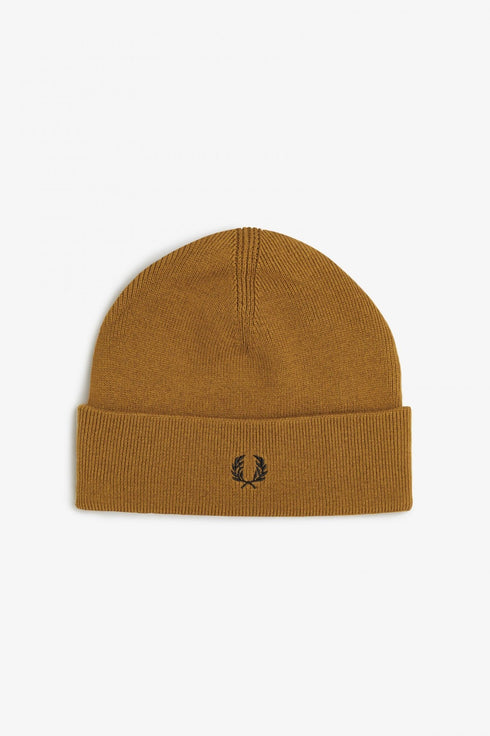 Berretto Uomo C9160 in Lana Merino Caramello FRED PERRY- Francavilla Moda